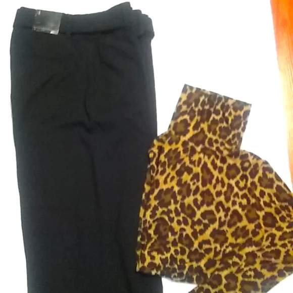 NWT Wide Leg Black Trousers - Picture 6 of 6
